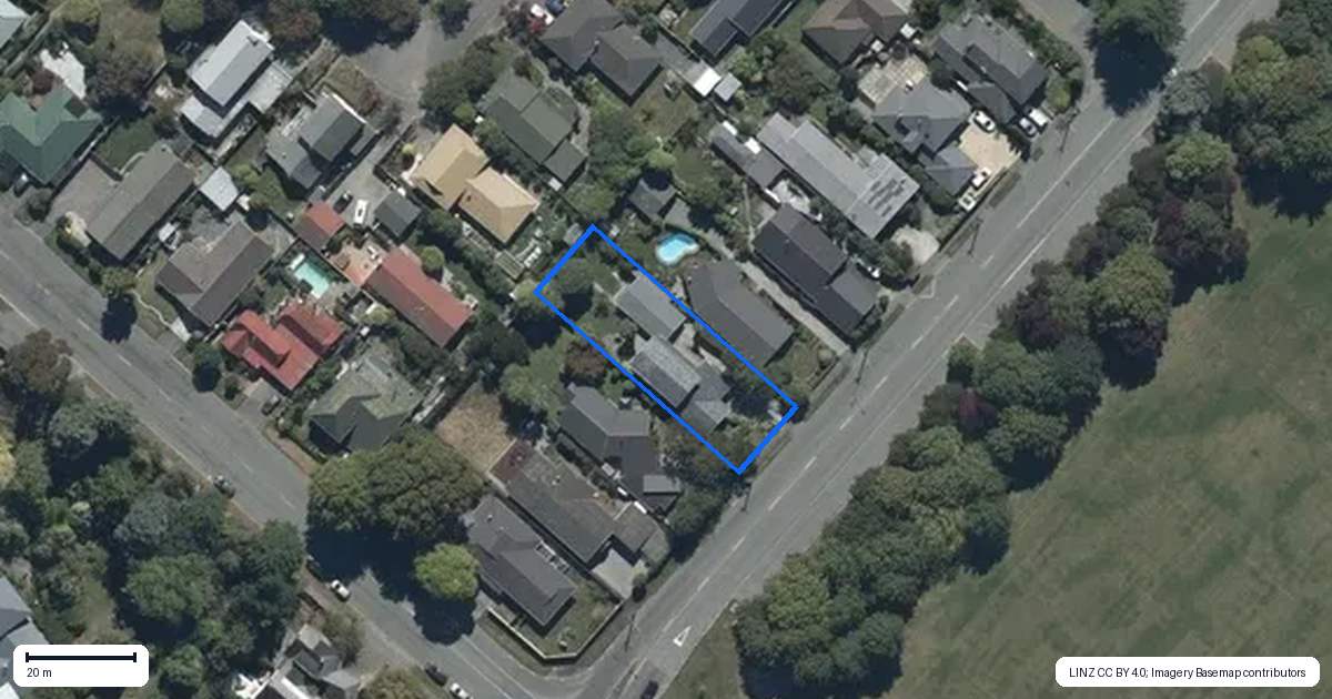 Property context map for 7 Roydvale Avenue, Burnside, Christchurch