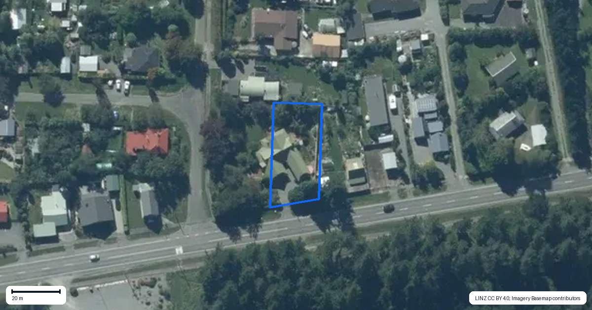 Property context map for 60 Homebush Road, Glentunnel