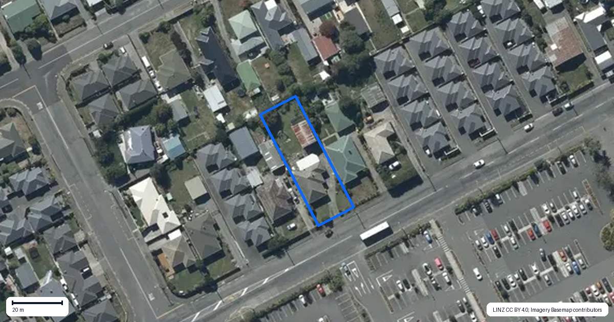Property context map for 20 Nicholls Road, Halswell, Christchurch