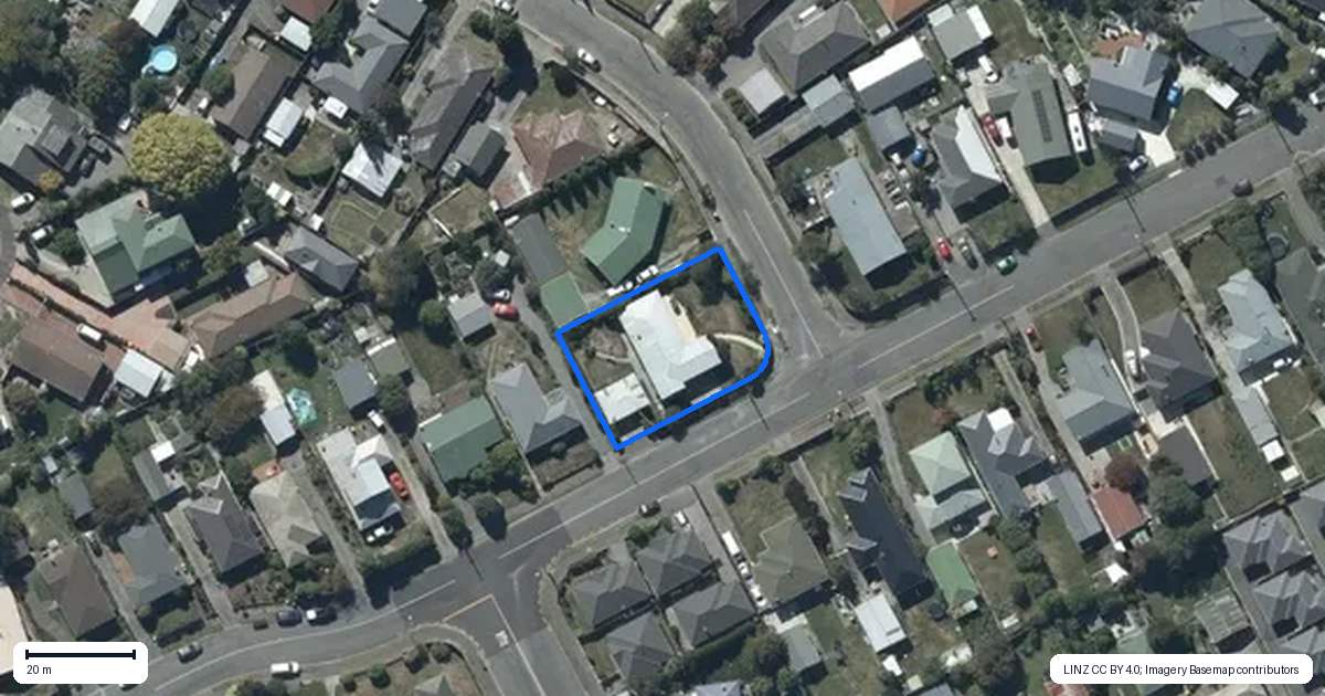 Property context map for 1 Santa Rosa Avenue, Halswell, Christchurch