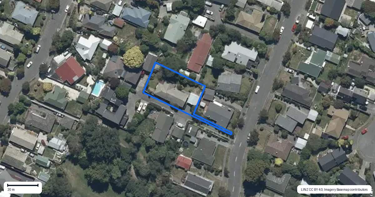 Property context map for 45C Glenharrow Avenue, Avonhead, Christchurch