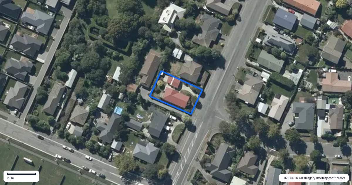 Property context map for 74 Sabys Road, Halswell, Christchurch