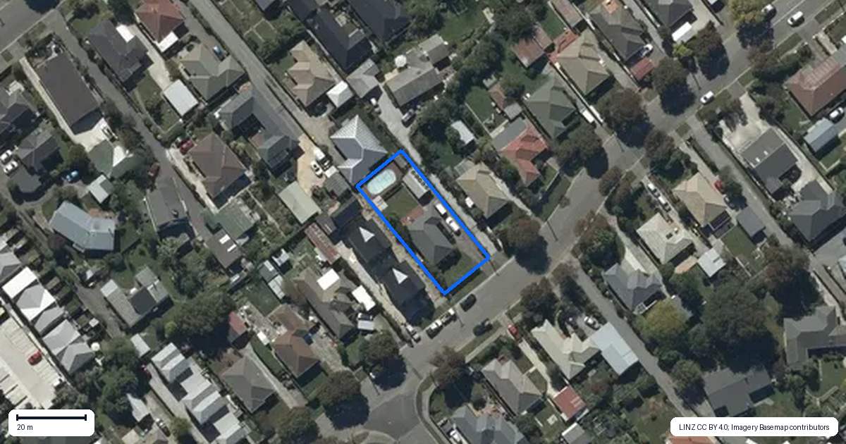 Property context map for 75 Rahera Street, Spreydon, Christchurch