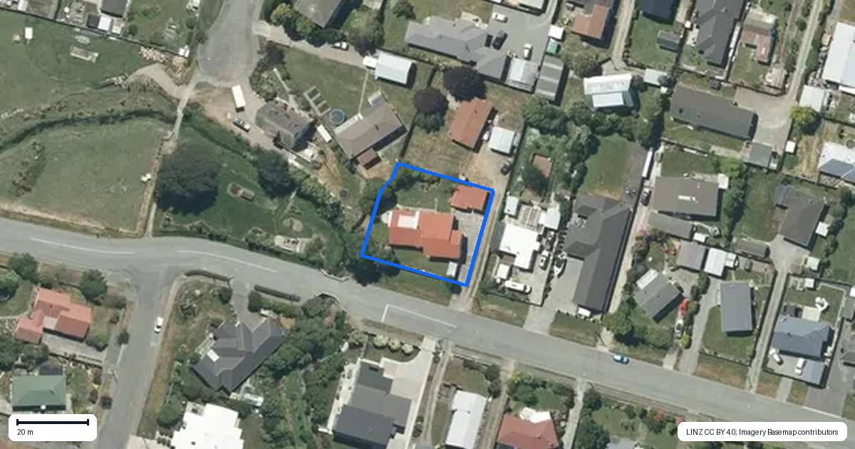 Property context map for 93 Princes Street, Temuka