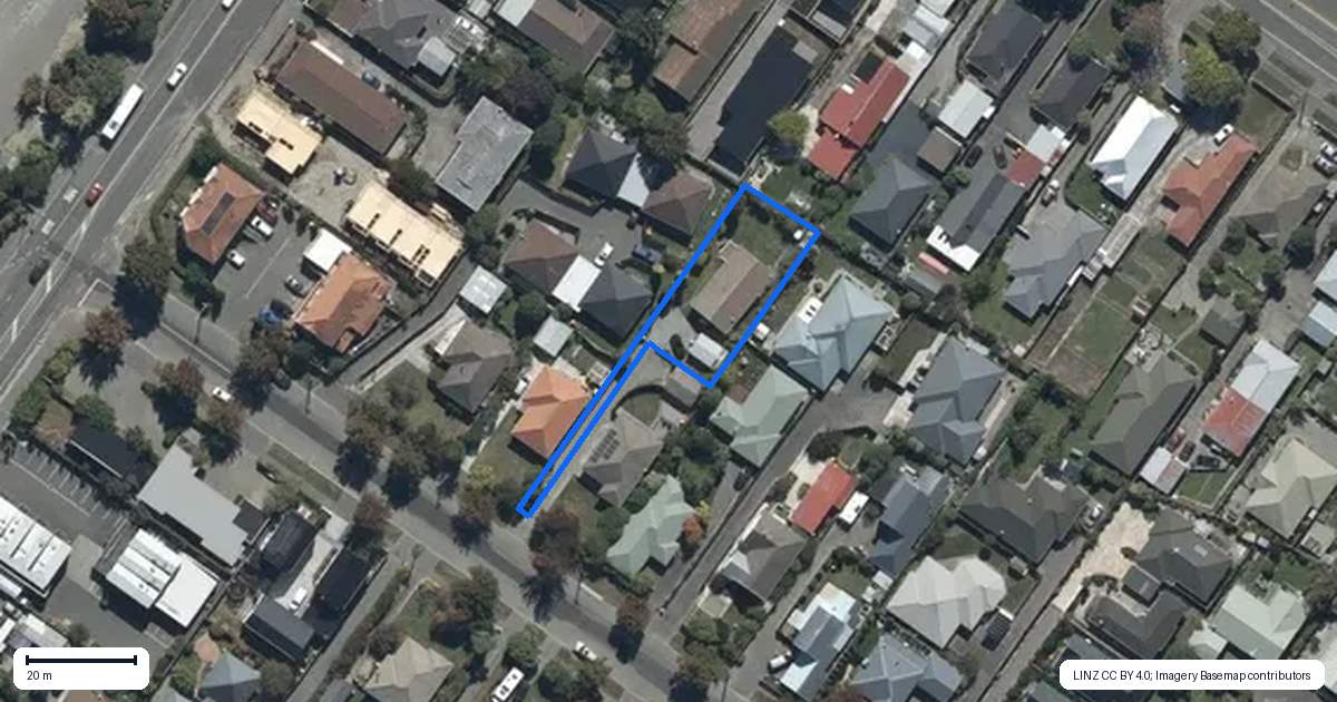 Property context map for 9A Meadow Street, Papanui, Christchurch