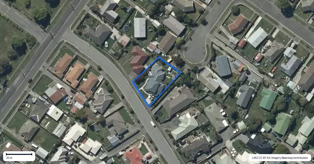 Property context map for 5 Thistledown Place, Woolston, Christchurch