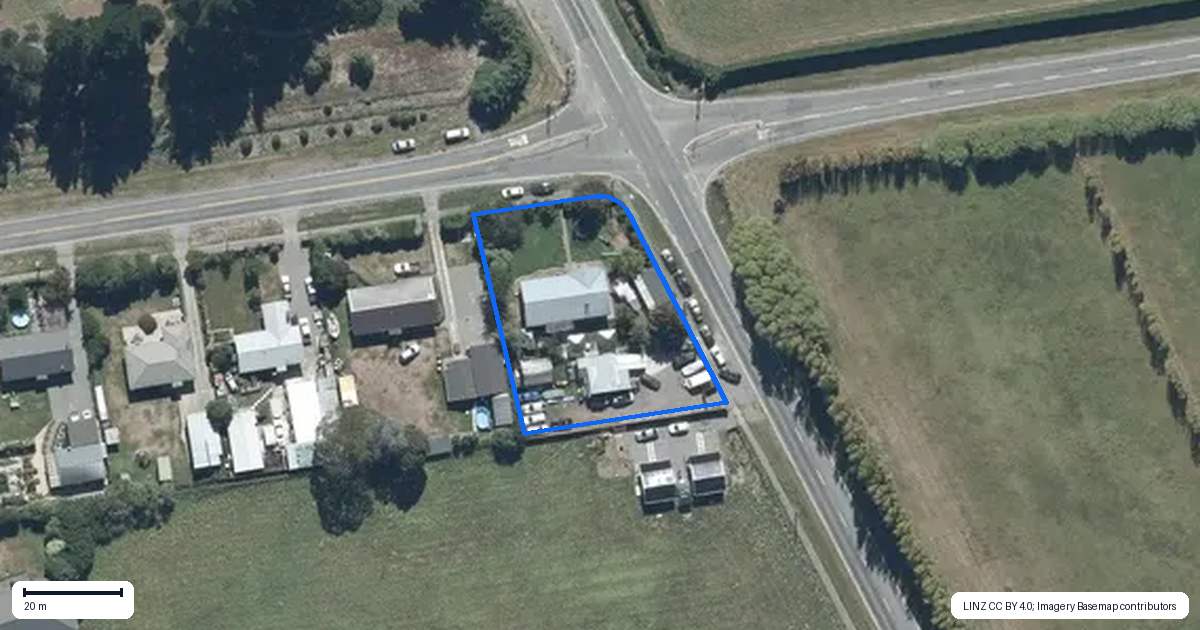 Property context map for 121 Maddisons Road, Templeton, Christchurch