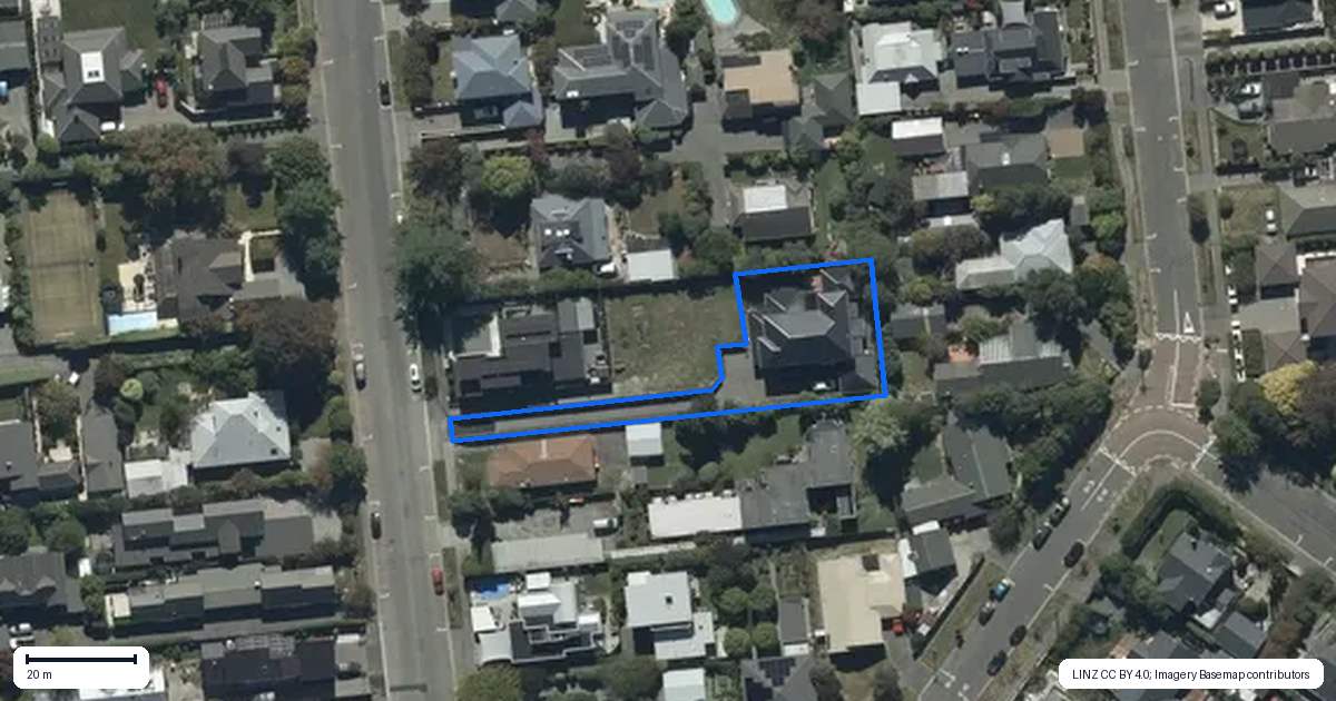 Property context map for 48 Puriri Street, Riccarton, Christchurch