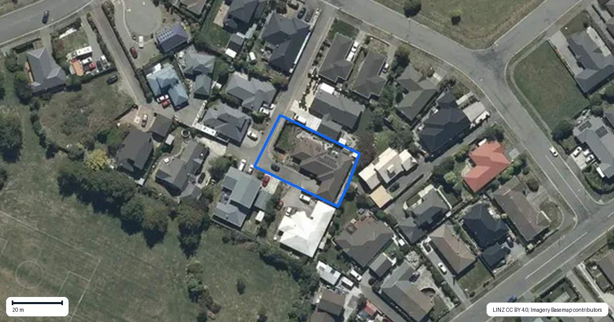 Property context map for 3 Hunt Lane, Avondale, Christchurch