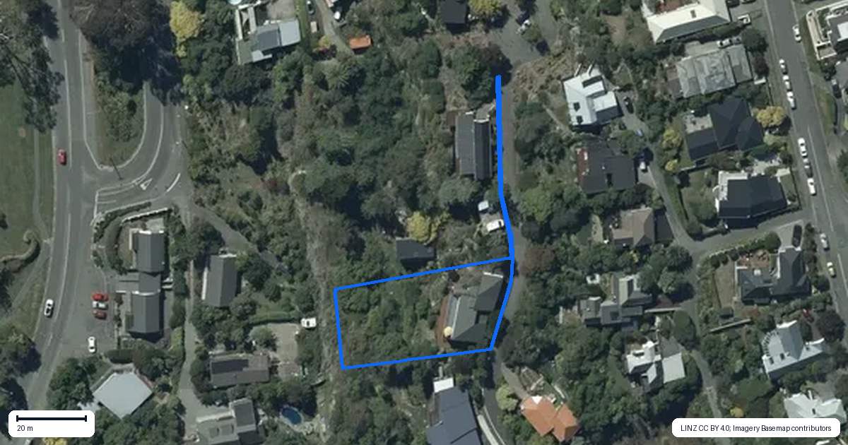 Property context map for 5 Osmond Lane, Mount Pleasant, Christchurch