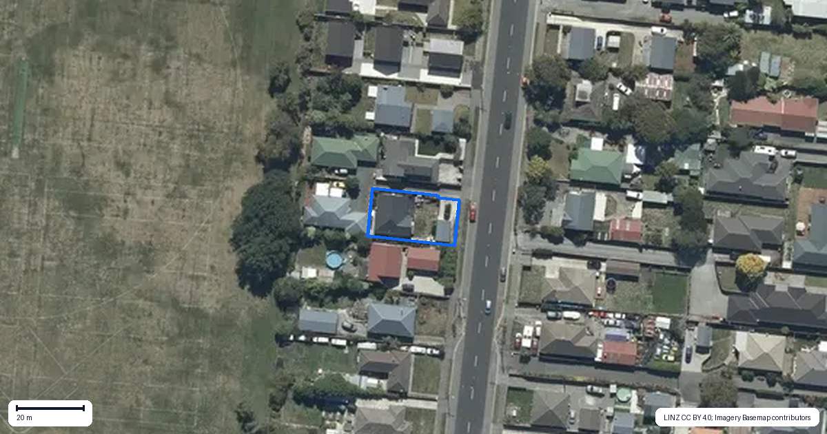Property context map for 67 Bower Avenue, New Brighton, Christchurch