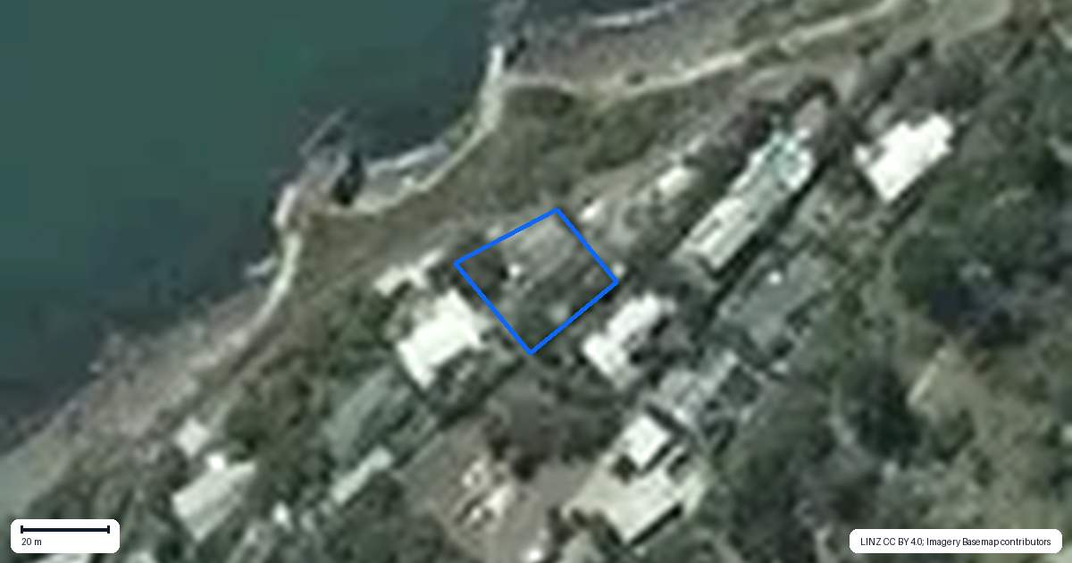 Property context map for 14 Whitewash Head Road, Scarborough, Christchurch