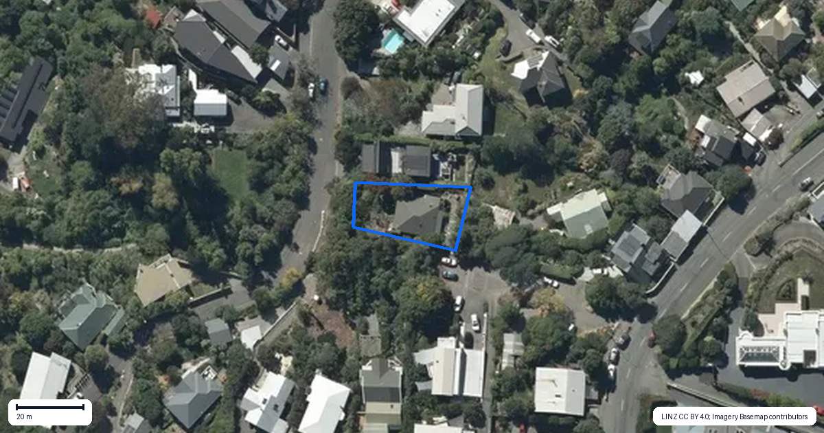 Property context map for 17 MacMillan Avenue, Cashmere, Christchurch