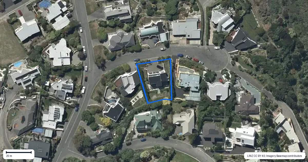 Property context map for 4 Scarff Place, Cashmere, Christchurch