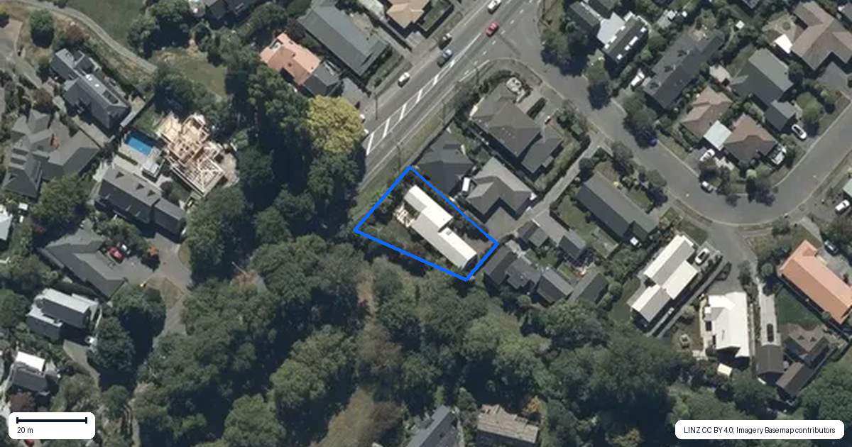 Property context map for 4B Rubens Place, Burnside, Christchurch