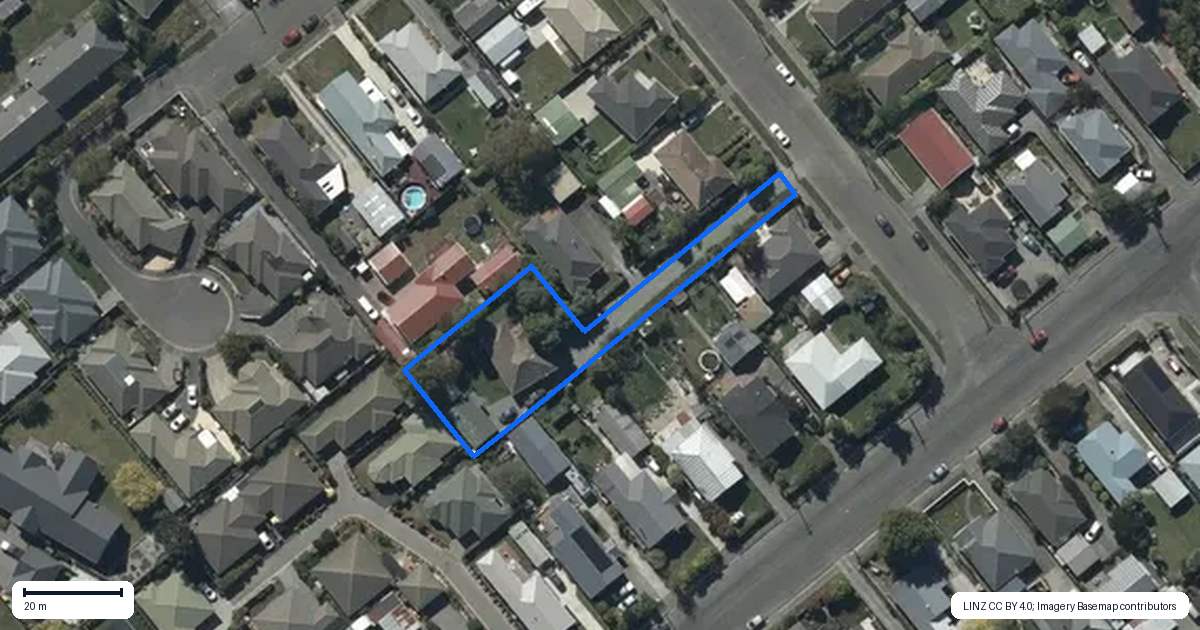 Property context map for 5 Forsyth Street, Spreydon, Christchurch