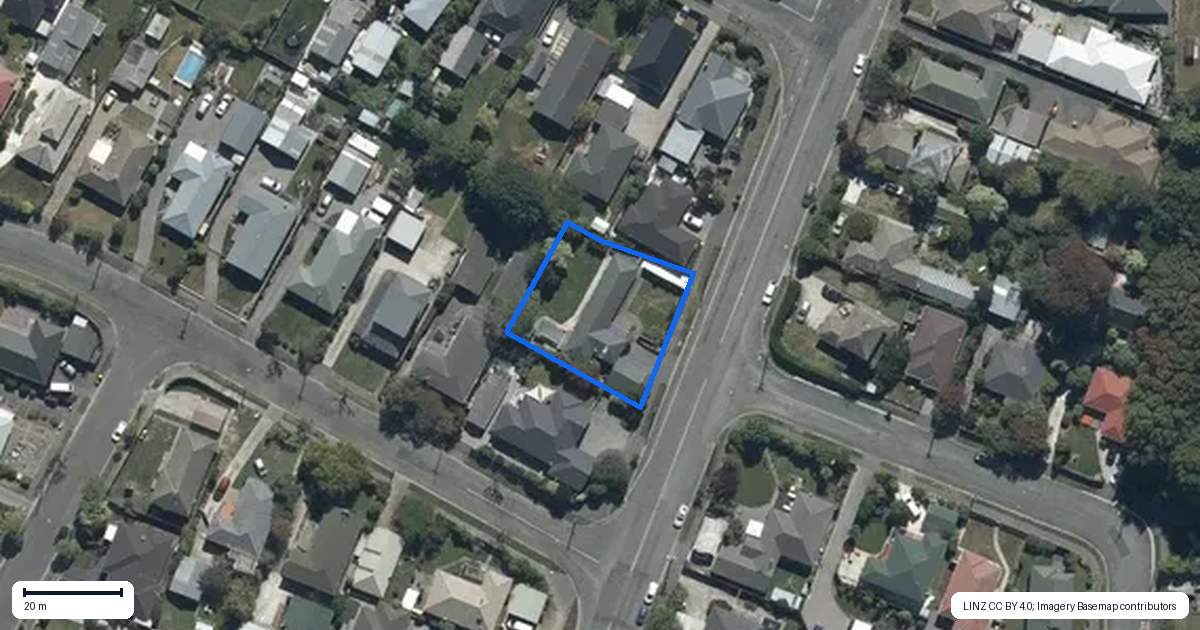 Property context map for 47 Grampian Street, Casebrook, Christchurch