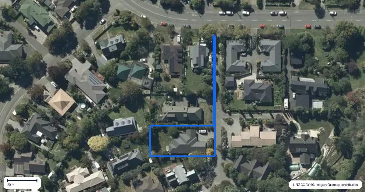 Property context map for 4 The Kilns, Hillsborough, Christchurch