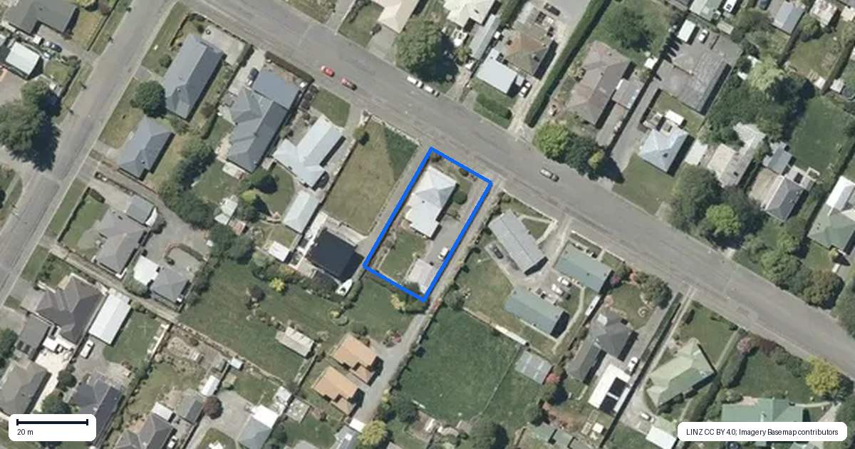 Property context map for 13 Chapman Street, Methven
