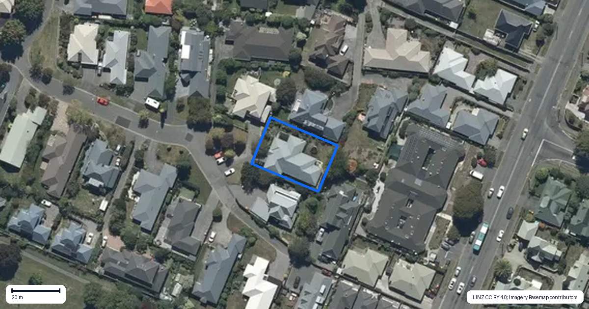 Property context map for 15 Wardour Mews, Avonhead, Christchurch
