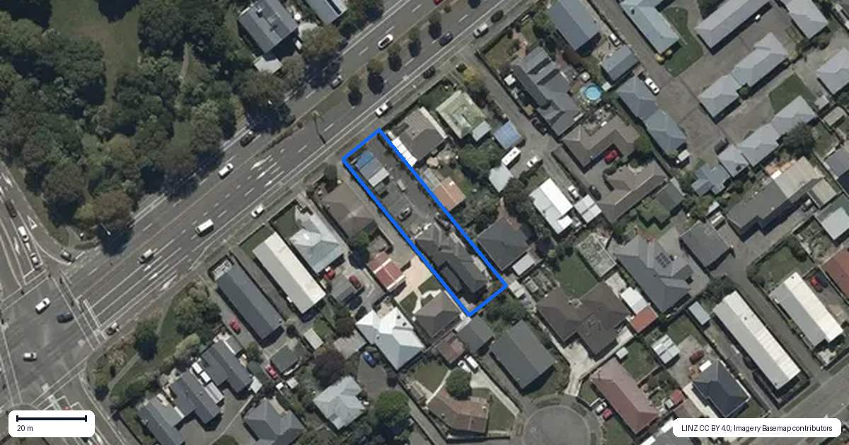 Property context map for 126 Lincoln Road, Addington, Christchurch