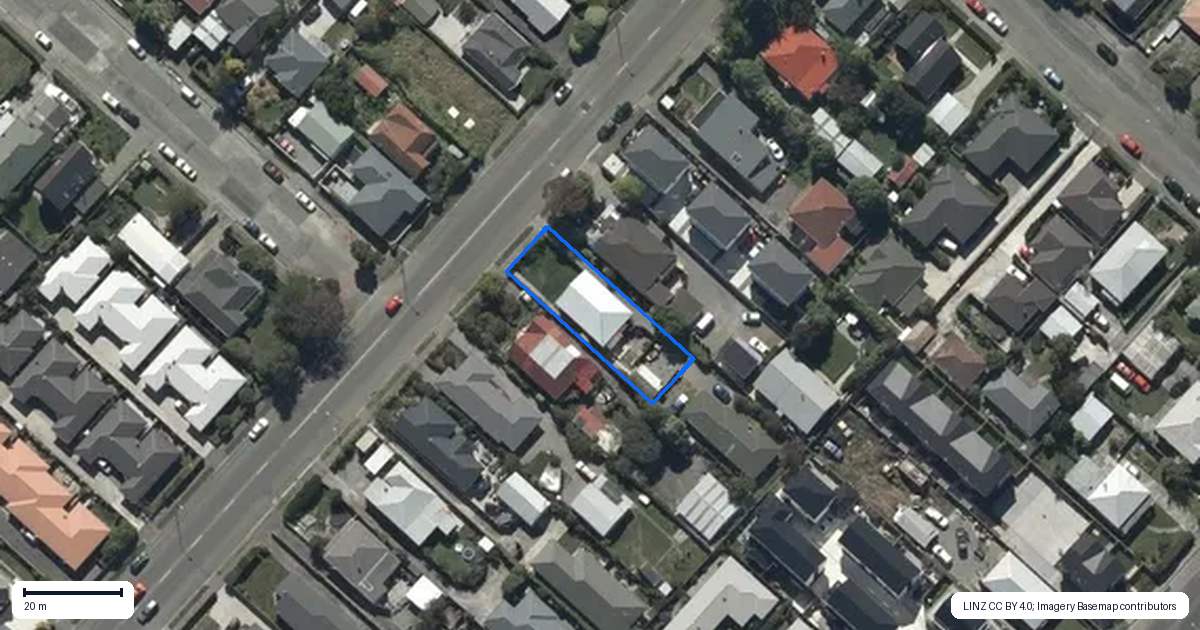 Property context map for 648 Gloucester Street, Linwood, Christchurch