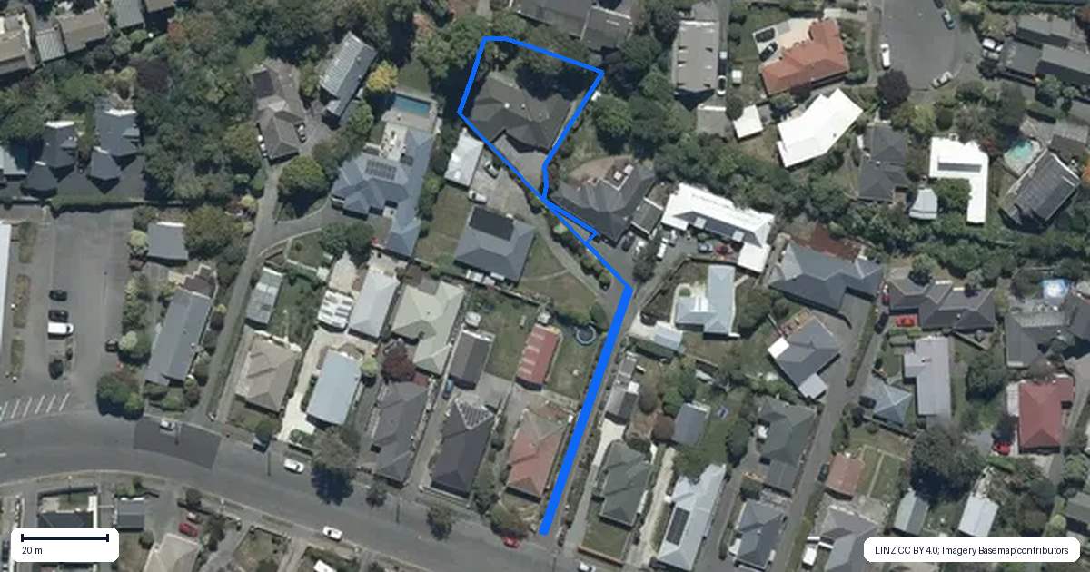 Property context map for 78A Staveley Street, Avonhead, Christchurch
