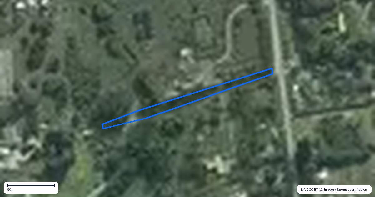 Property context map for 50 Purau Port Levy Road, Purau, Diamond Harbour