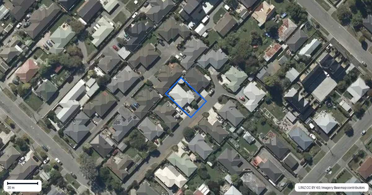 Property context map for 3 Bluebell Lane, Woolston, Christchurch