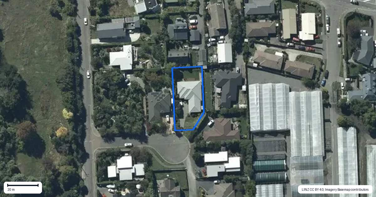 Property context map for 5 Gilders Grove, Heathcote Valley, Christchurch