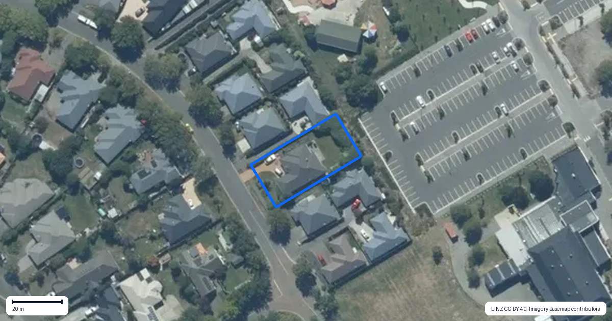 Property context map for 12 Othello Drive, Rolleston