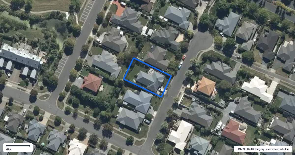 Property context map for 5 Anglem Way, Northwood, Christchurch