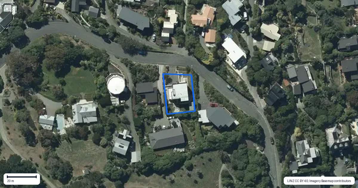 Property context map for 27 Panorama Road, Clifton, Christchurch