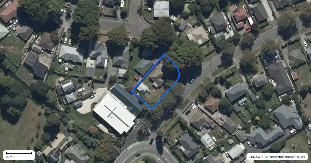 Property context map for 188 Aorangi Road, Bryndwr, Christchurch