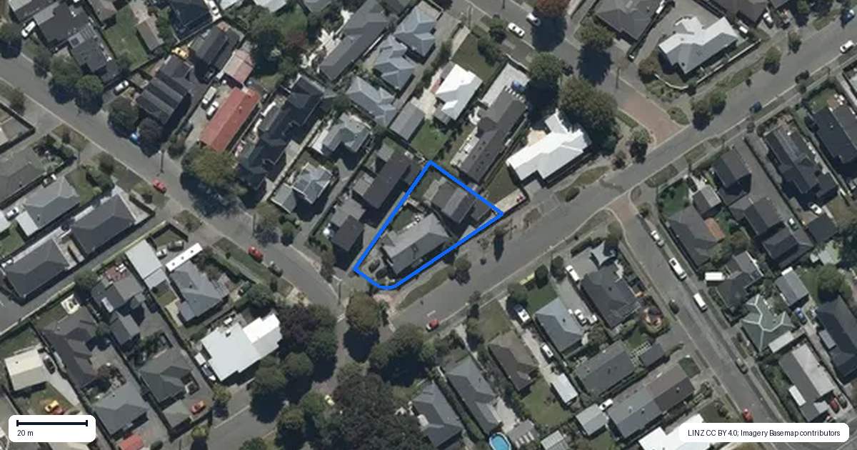 Property context map for 2 Gambia Street, Papanui, Christchurch