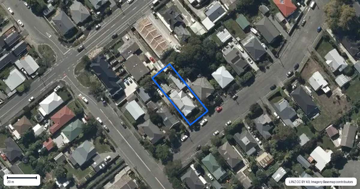Property context map for 7 Sydney Street, Spreydon, Christchurch