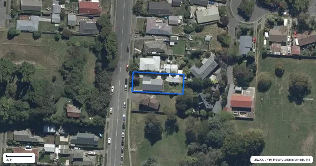 Property context map for 116 Grimseys Road, Redwood, Christchurch