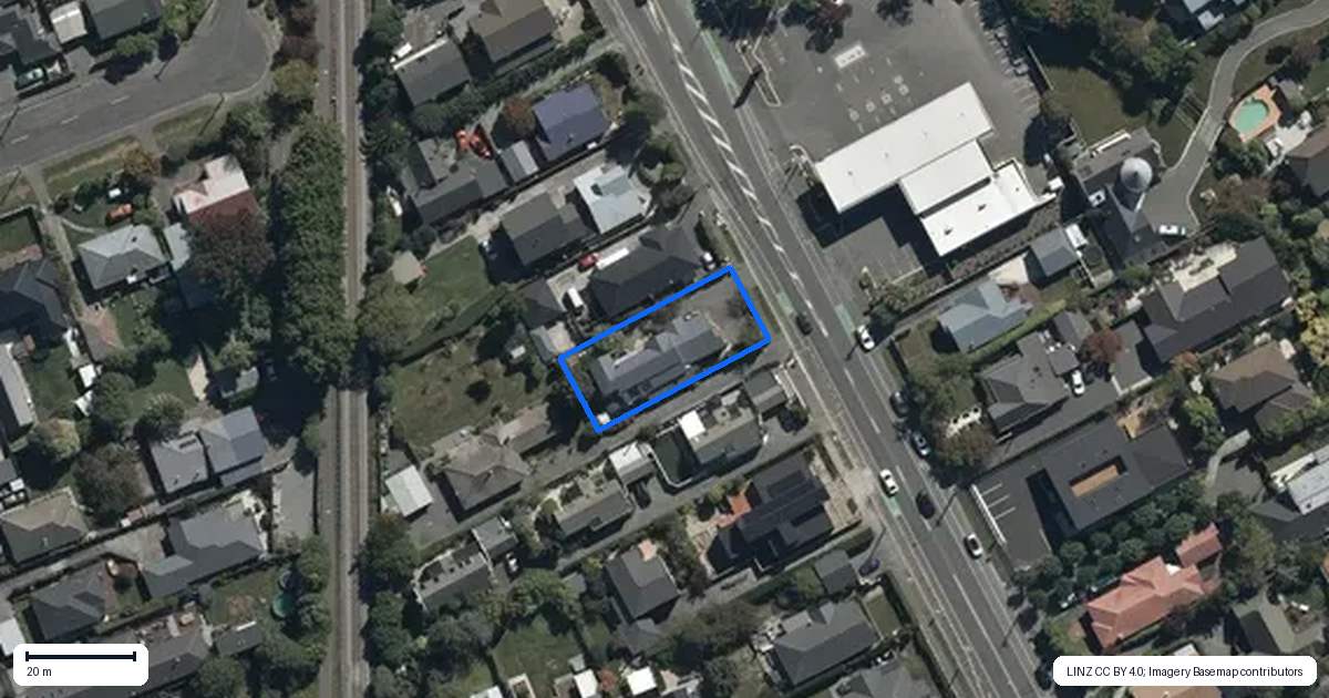 Property context map for 43 Strowan Road, Strowan, Christchurch