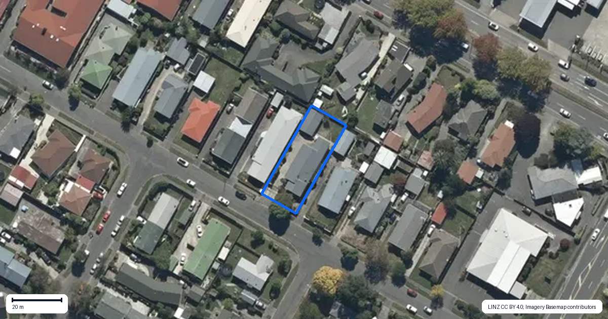 Property context map for 45 Eastling Street, Bishopdale, Christchurch