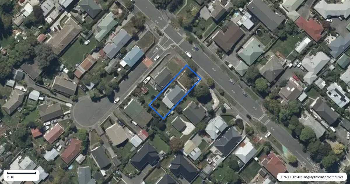 Property context map for 166 MacKenzie Avenue, Woolston, Christchurch