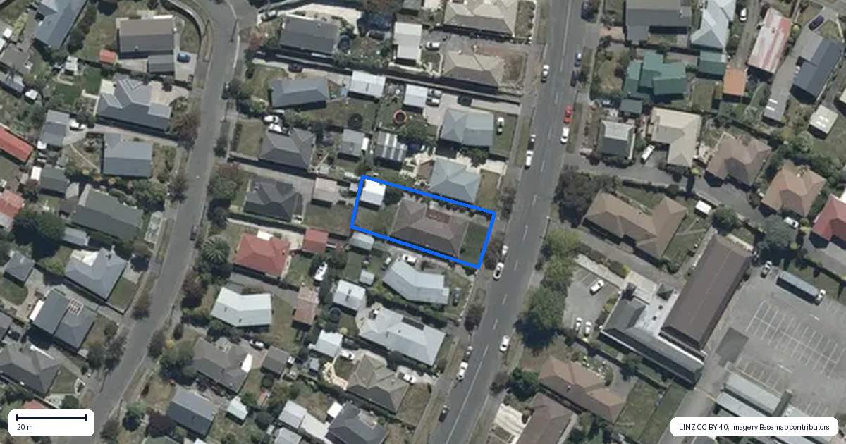 Property context map for 29 Cotswold Avenue, Bishopdale, Christchurch