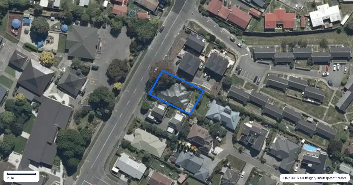 Property context map for 86 Breens Road, Bishopdale, Christchurch