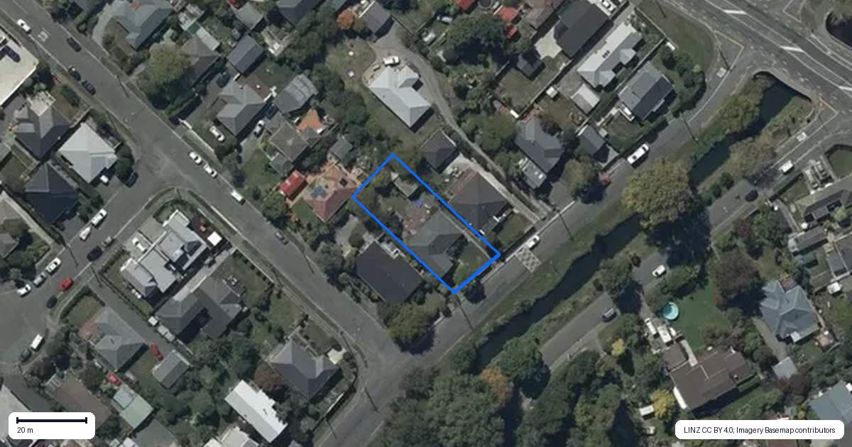 Property context map for 345 Eastern Terrace, Sydenham, Christchurch