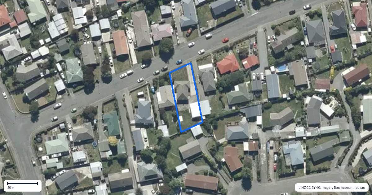 Property context map for 33 Steele Street, Hornby, Christchurch