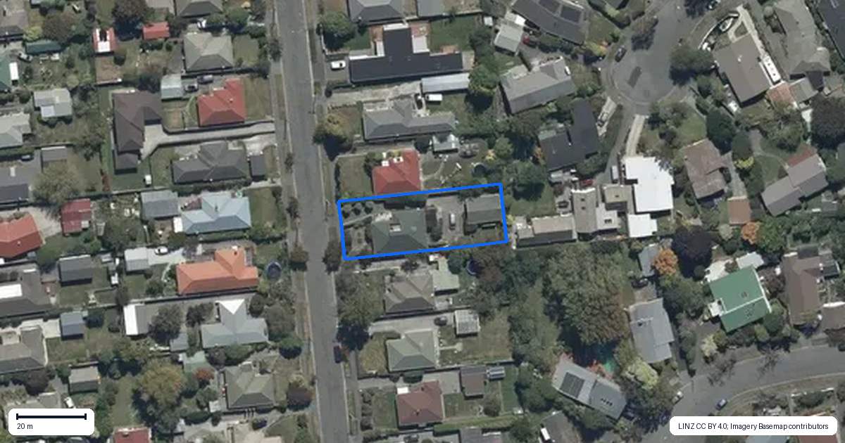 Property context map for 24 Hounslow Street, Ilam, Christchurch