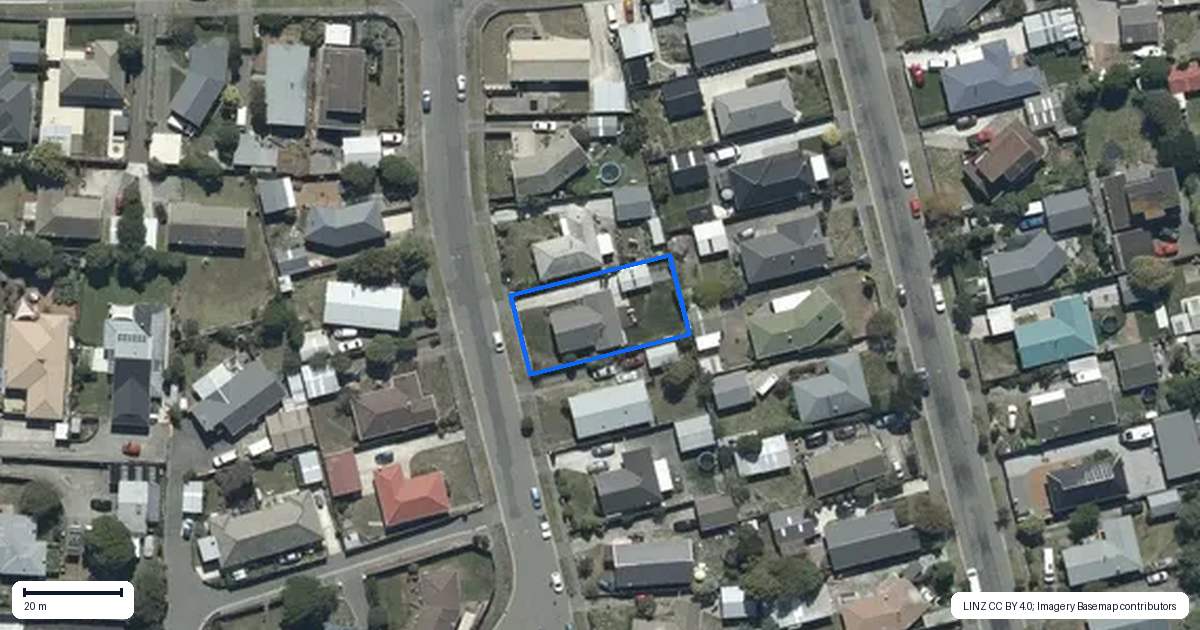 Property context map for 7 Inverell Place, North New Brighton, Christchurch