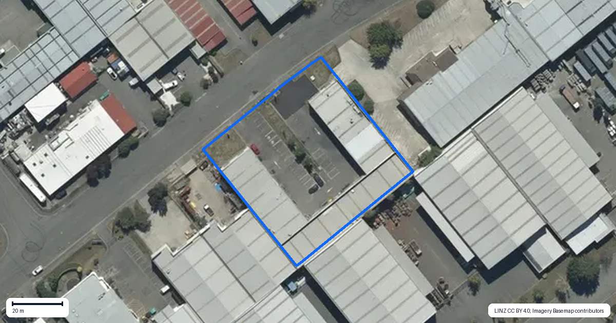 Property context map for 5/47 Sonter Road, Wigram, Christchurch
