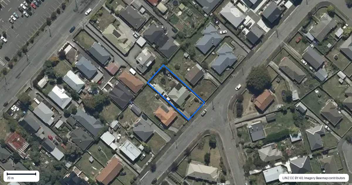 Property context map for 27 Jollie Street, Linwood, Christchurch
