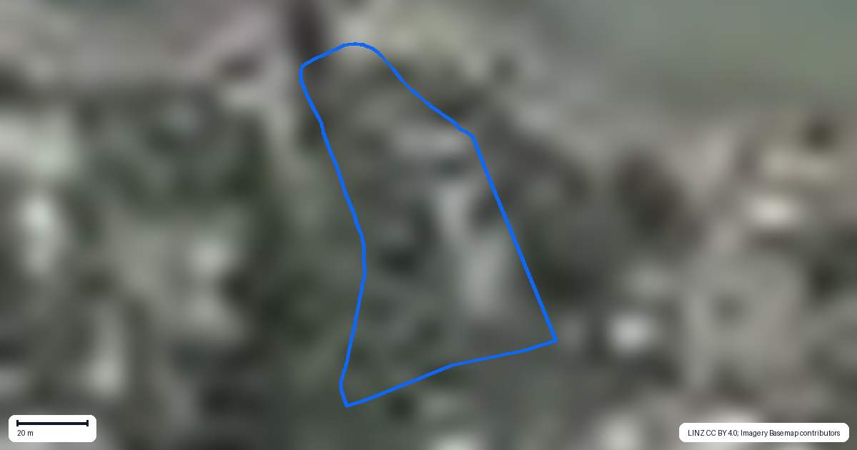 Property context map for 129 Takamatua Bay Road, Takamatua
