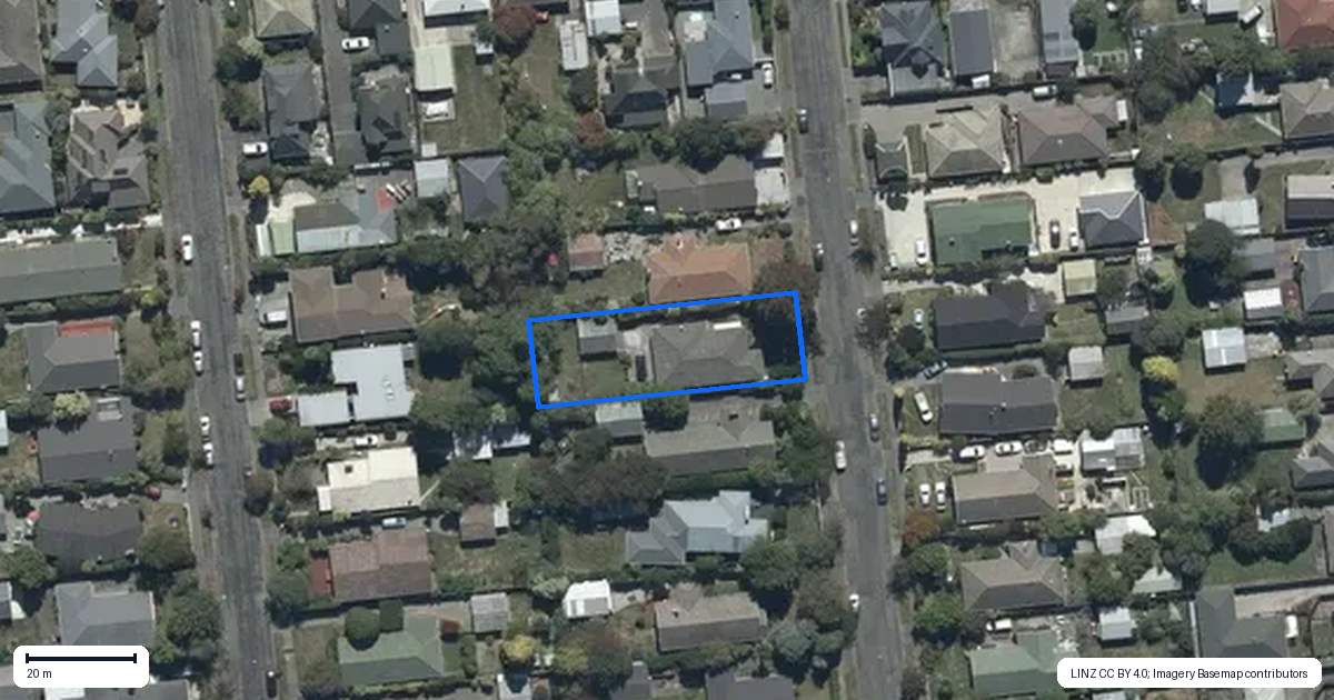 Property context map for 43 Longmuir Street, Ilam, Christchurch
